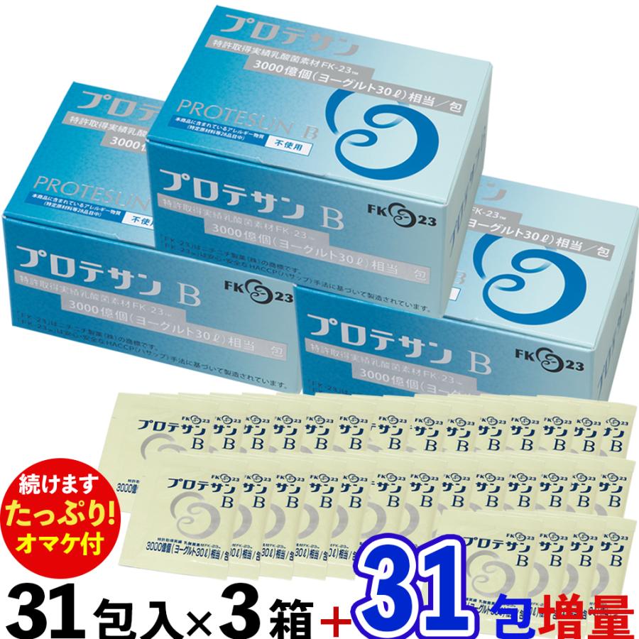 新到着 プロテサンB 31包×2箱 ニチニチ製薬 econet.bi