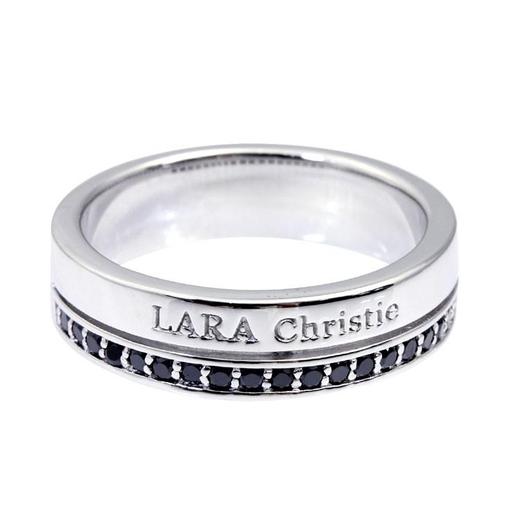 ララクリスティー リング メンズ 指輪 シルバーアクセサリー トラディショナル BLACK Label r3867-b｜wafg｜02