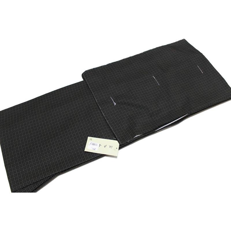 お仕立て上がり袷せキモノ-No.043【Mサイズ/良質江戸小紋柄/地色：黒色・八掛け：グリーン色/送料無料/着物 江戸小紋 袷】 お仕立て上がり袷せキモノ-No.043【Mサイズ/良質江戸小紋柄/地色：黒色