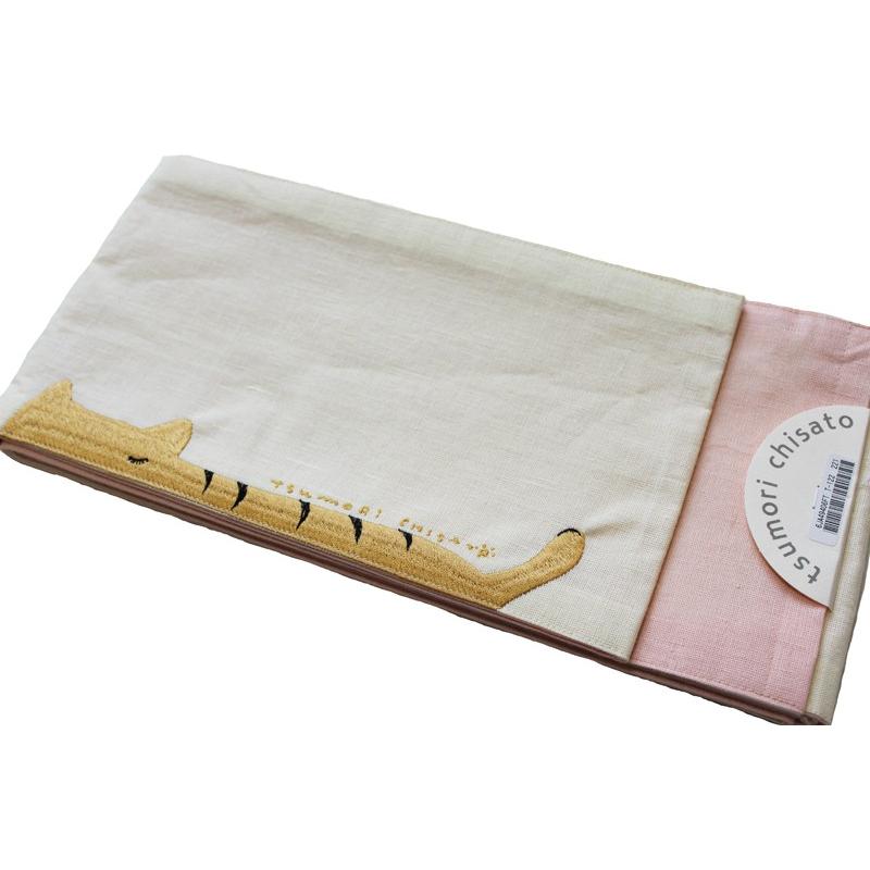 TSUMORI CHISATO 【オフホワイト猫柄浴衣帯-7t-122 】ブランド