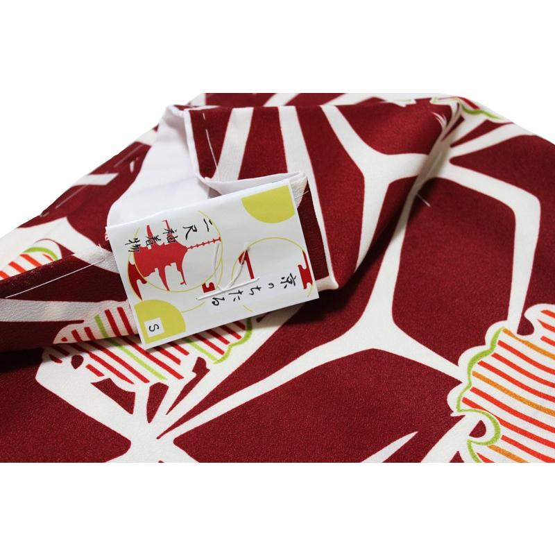 【Ｓ寸 小さいサイズ】京のちたる/２尺袖の着物-No.010（Ｓサイズ）【二尺袖/入学 卒業/袴/袴専用 着物/丈短め/小振袖/袴用/卒業式/謝恩会】 S寸 小さいサイズ】京のちたる/2尺袖の着物-No.010（Sサイズ）【二