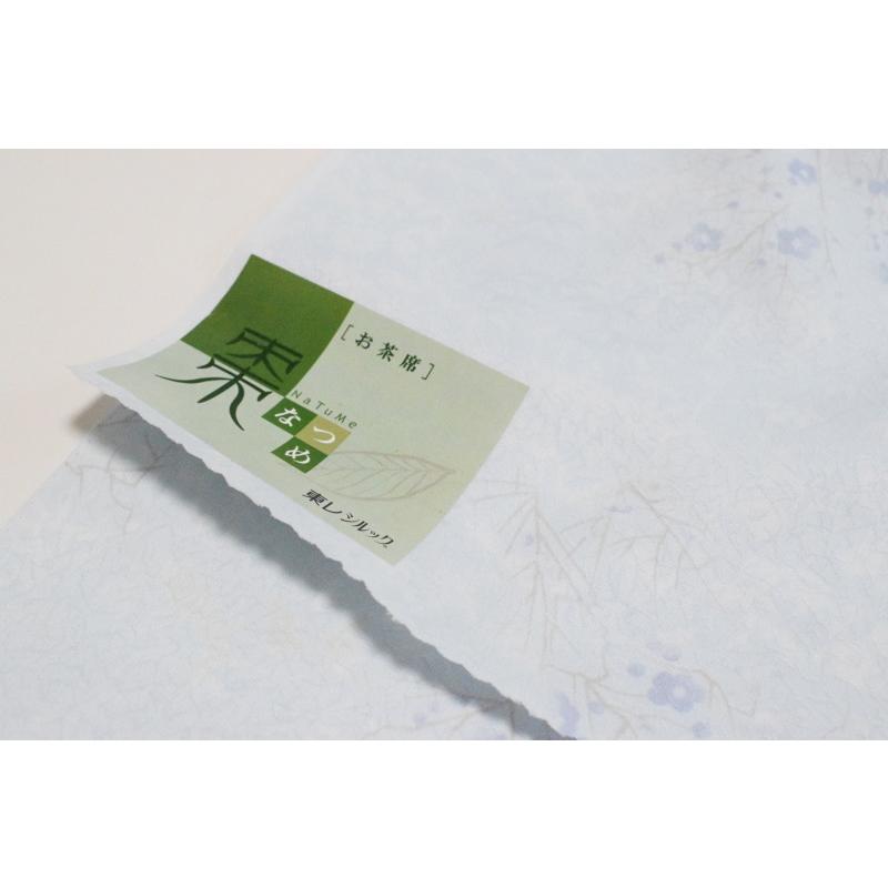 東レシルック 奏美 小紋柄反物-No.291【地色：水色/変わり地模様/小紋 柄/日本製品/着物 一着分/12.0メートル以上/東レ シルック小紋】 TORAY（東レ） 東レシルック 奏美 小紋柄反物-No.291【地色：水色