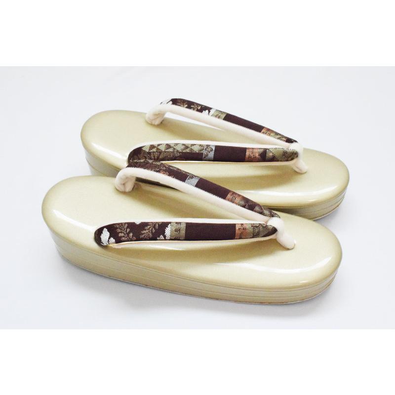 在庫処分SALE】草履バッグ セット-No.62（Mサイズ）日本製品【ゴールド