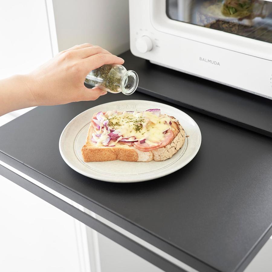 山崎実業 ツーウェイ キッチン家電下引き出し＆スライドテーブル