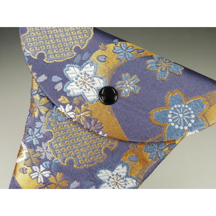 三味線用撥入れ 三味線バチ入れ バチ袋（50匁・地唄用）（BF22） : 和