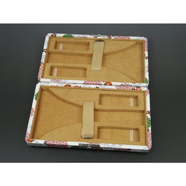 三味線用 撥ケース ORG023 軽量 二丁撥入れ バチ入れ （津軽・長唄用 