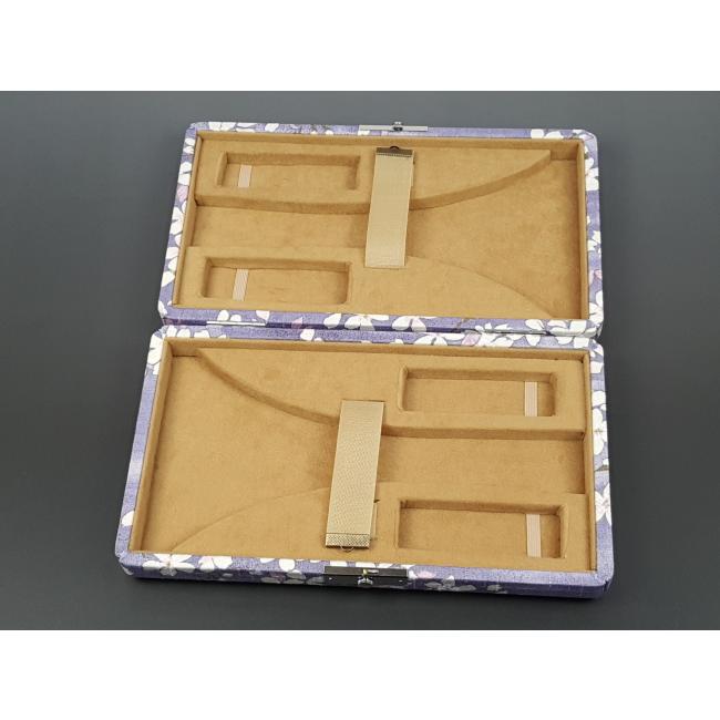 三味線用 撥ケース ORG026 軽量 二丁撥入れ バチ入れ （津軽・長唄用