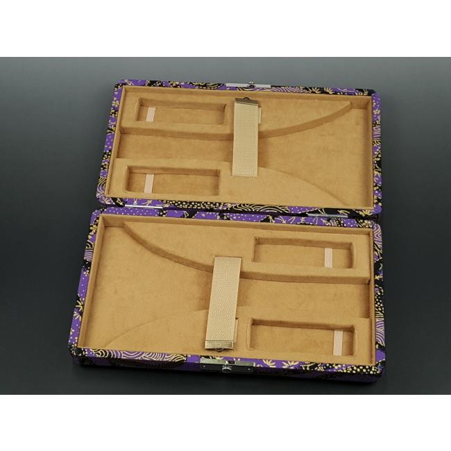 三味線用 撥ケース ORG014 軽量 二丁撥入れ バチ入れ （津軽・長唄用