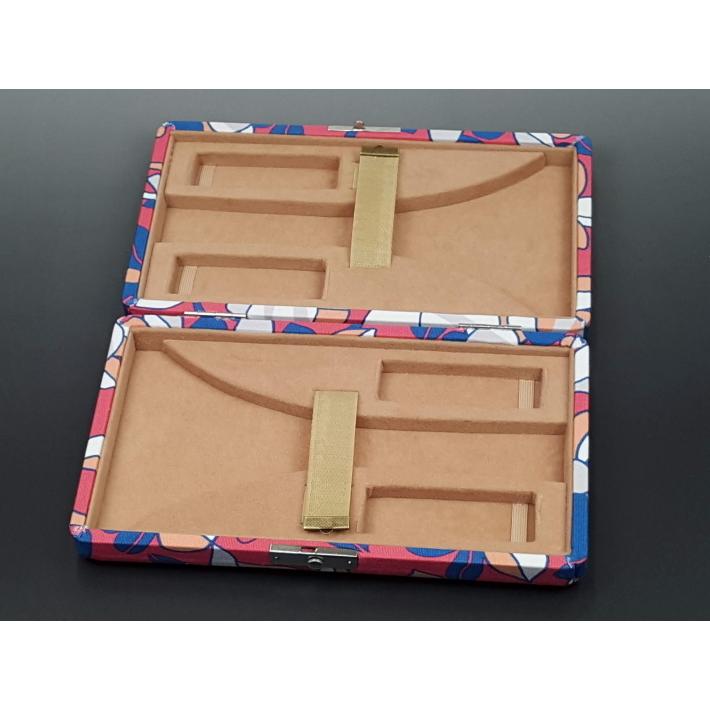 三味線用 撥ケース ORG020 軽量 二丁撥入れ バチ入れ （津軽・長唄用