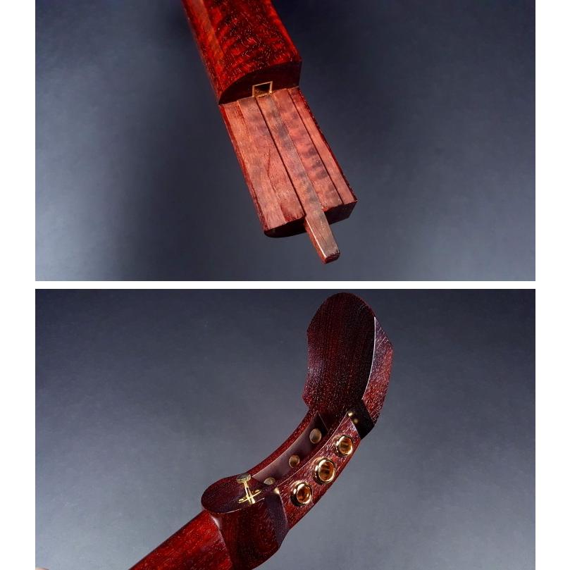 津軽三味線（紅木金細）本体のみ【上級モデル】（YSG-5207K） : 和楽器