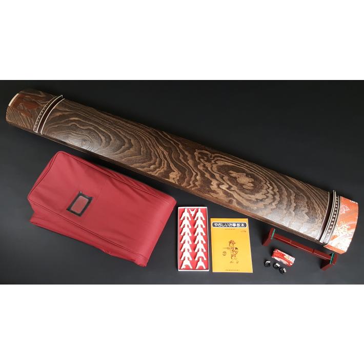 琴/箏 半上角琴（紫檀巻）セット（YSP-8103) : 和楽器市場 Yahoo!店