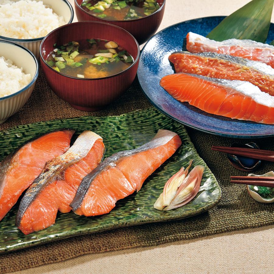 大槌サーモン詰合せ 塩味 西京漬 粕漬 鮭 岩手県 お取り寄せ 通販 お