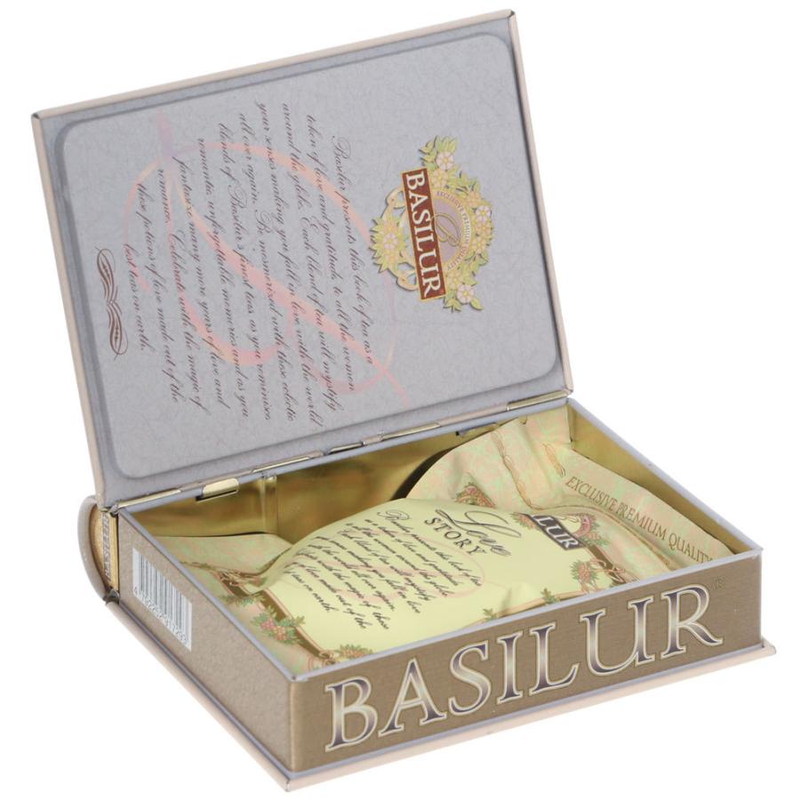 バシラーティー ミニブック缶 4缶セット 手提げ紙袋付き Basilur Tea