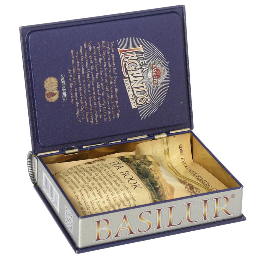 バシラーティー ミニブック缶 4缶セット 手提げ紙袋付き Basilur Tea