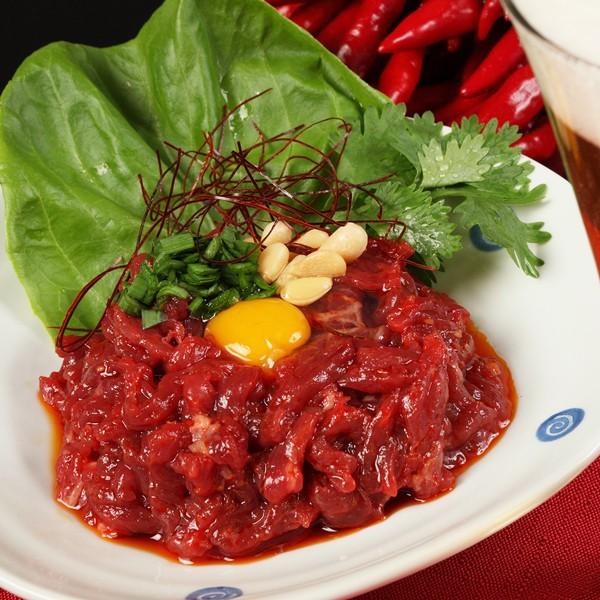 フジチク 馬刺しと焼酎の晩酌セット 梅 ( 上赤身 ユッケ ) 熊本県 馬肉 本格米焼酎 お取り寄せ お土産 ギフト プレゼント 特産品 名物商品|wagamachi-tokusan|04