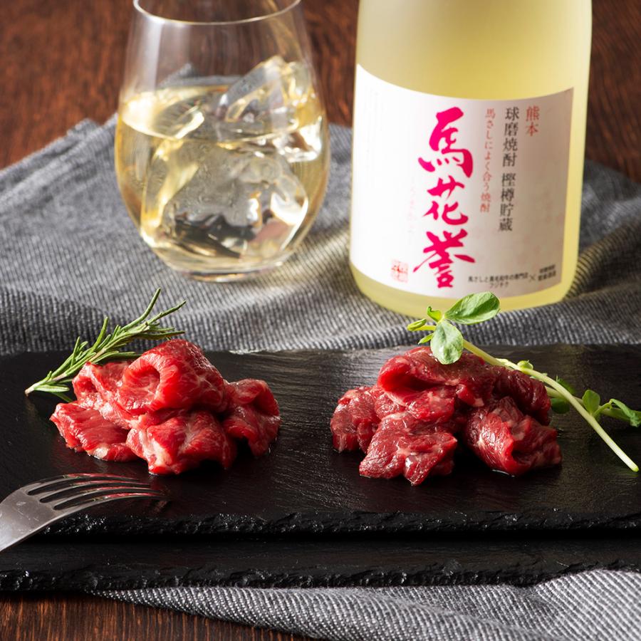 翌日発送可能 フジチク 馬刺しと焼酎の晩酌セット 竹 中トロ 上赤身 熊本県 馬肉 本格米焼酎 お取り寄せ お土産 ギフト プレゼント 特産品 名物商品