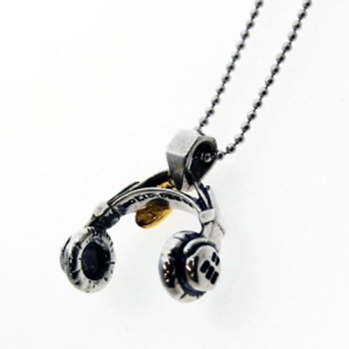 数量は多 ネックレス ペンダント シルバー925 シルバー メンズ レディース ブランド ヘッドホン ヘッドフォン 正規激安 Aerobiology Ca