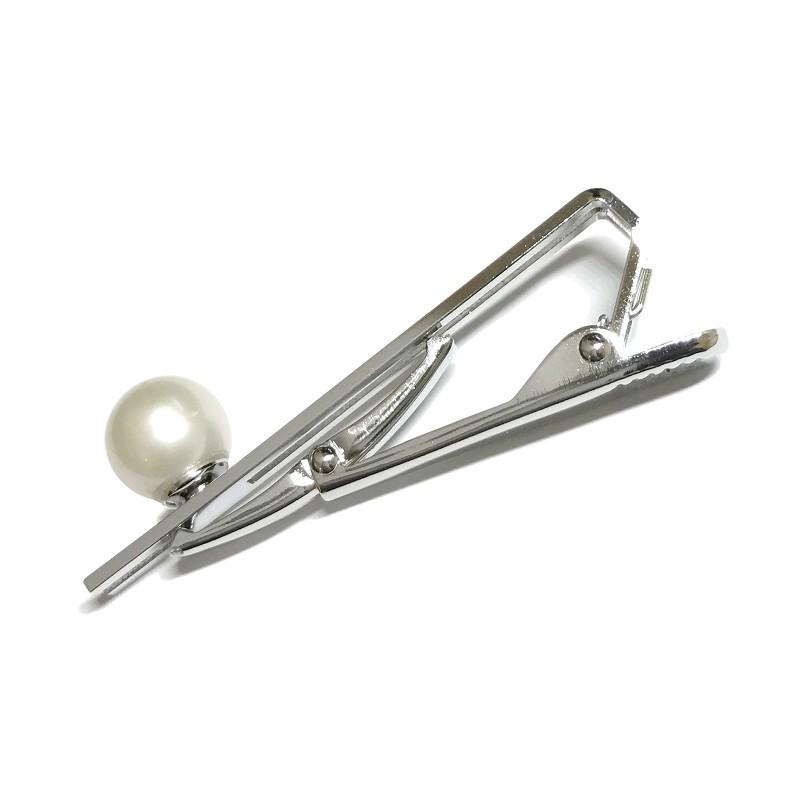 ネクタイピン パール 真珠 淡水パール 冠婚葬祭 結婚式 タイピン タイバー シルバー 葬儀 葬式 Tiepin37 オリジナルアクセサリーamanogawa 通販 Yahoo ショッピング