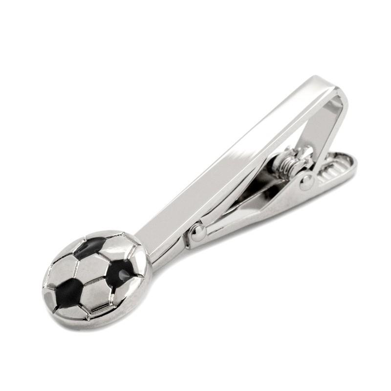 ネクタイピン タイバー おもしろ ユニーク おしゃれ サッカーボール ボール ナロータイ シルバー 新作からsaleアイテム等お得な商品満載