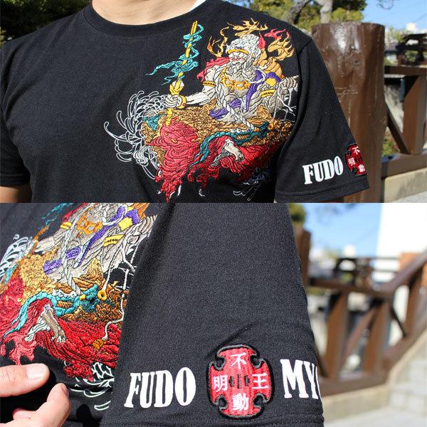 和柄 tシャツ 和柄半袖刺繍Tシャツ 【PS211-2】【本州送料無料 和柄 tシャツ 和柄半袖刺繍Tシャツ 【PS211-2】【本州送料無料