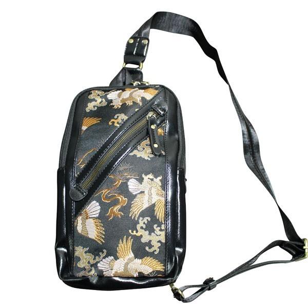 RP69】【和柄ショルダーバッグ】和柄 ボディバッグ 和柄金襴ショルダー
