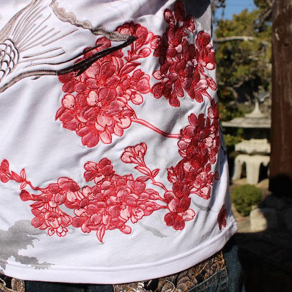 SALE】和柄 tシャツ 和柄半袖刺繍Tシャツ 【T211-10】鯛 和柄t SALE】和柄 tシャツ 和柄半袖刺繍Tシャツ 【T211-10】鯛 和柄t
