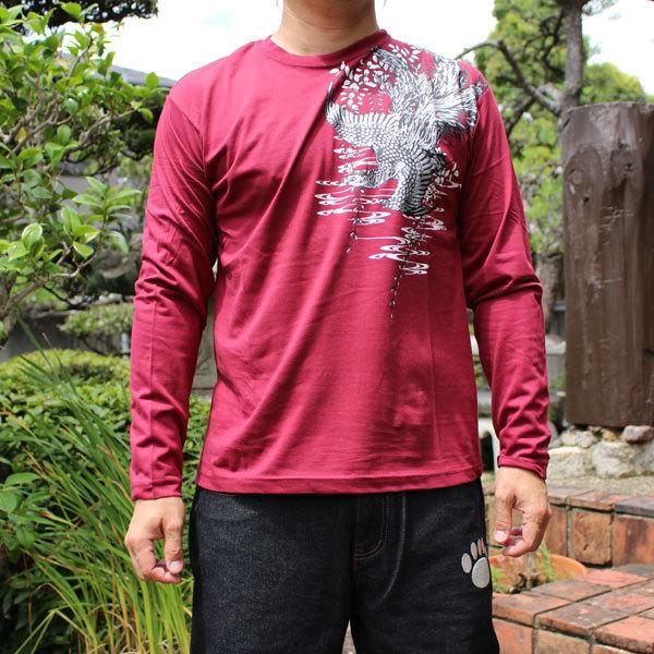 和柄 Tシャツ 和柄長袖tシャツ 和柄ロンt Yh 鳳凰 ネコポス全国離島も290円 和柄シャツ 和柄長袖シャツアロハシャツ絡繰魂和柄メンズ Yh 和柄神 通販 Yahoo ショッピング