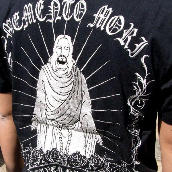 SALE】【ST1413】オラオラ Tシャツキリスト刺繍Tシャツ 【ネコポス送料