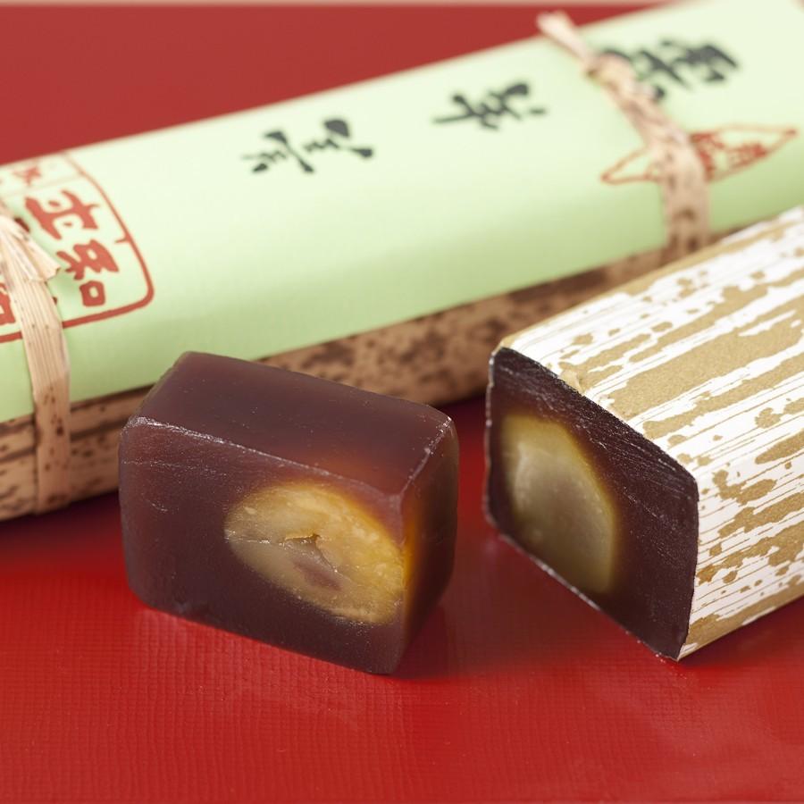 東京老舗の羊羹|竹皮包み羊羹ようかん詰め合わせ詰合せ2入(栗羊羹・本