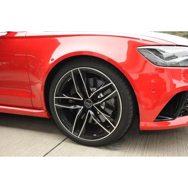 Audi 18"アルミホイール４本 センターキャップ付 RSスタイル A3 A4 A6 A8 211の画像