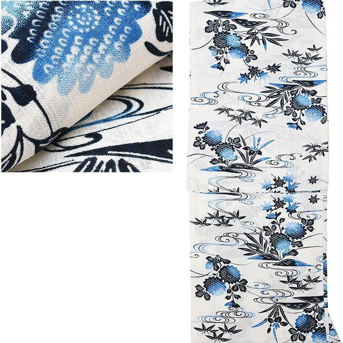 ランキング上位のプレゼント 変わリ織 夏祭り 単品 レディース浴衣 ヒロミチ 高級浴衣 ブランド Nakano ナカノ 吸汗速乾 Hiromiti 紅型調 Bykt154 流水 菖蒲 楓 菊 その他着物 Www Votanistas Com