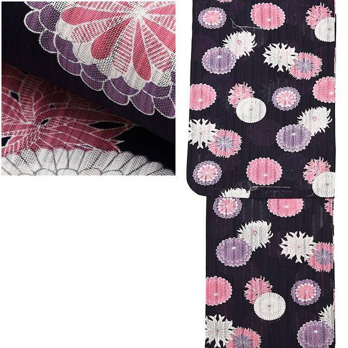 仕立上り 浴衣 変わり織り 高級ブランド浴衣 単品 国内染め bykt187