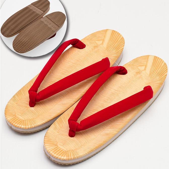 2750 お祭り用品 草履 S/M/L/2L ぞうり せった 赤鼻緒 赤 習い事