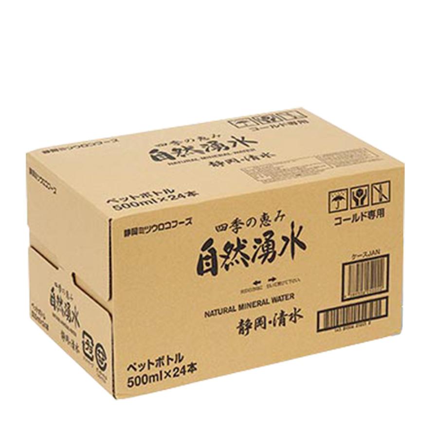 ミツウロコビバレッジ 天然水 ミネラルウォーター ペットボトル 500ml