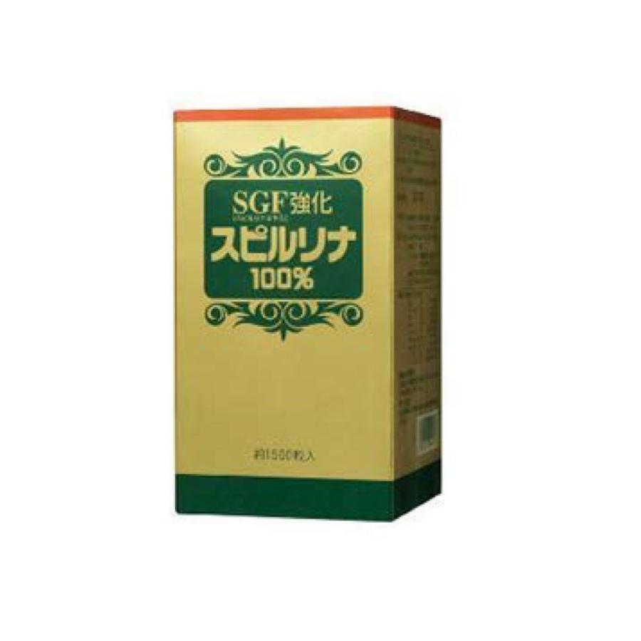 SGF強化スピルリナ100% 6個セット 9000粒（1500粒×6個） 栄養補助食品