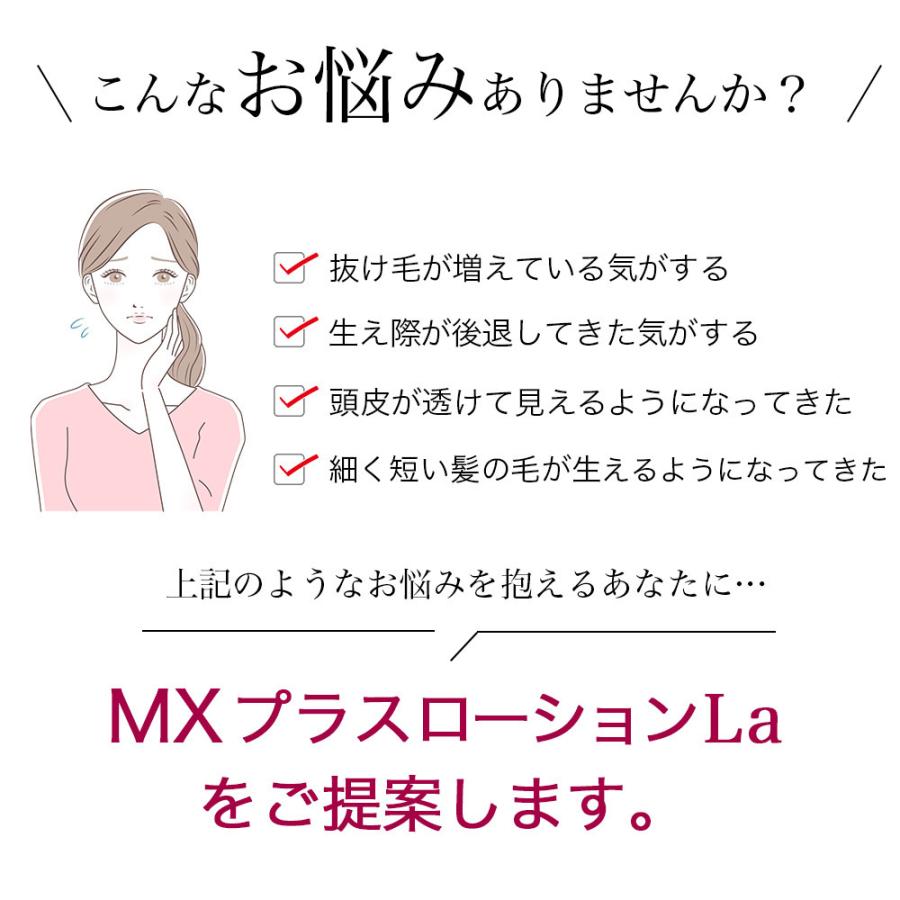 第1類医薬品 育毛剤 女性用 医薬品 ミノキシジル配合 60ml 3個 Mxプラスローション La 市販 育毛剤 女性用 60代 50代 40代 30代 3 わごんせる金橋 通販 Yahoo ショッピング