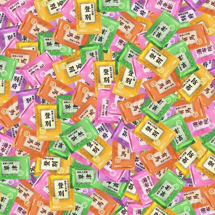 入浴剤 福袋 温泉 プレゼント ギフト 5種類 湯宿めぐり 400包 5種×80包