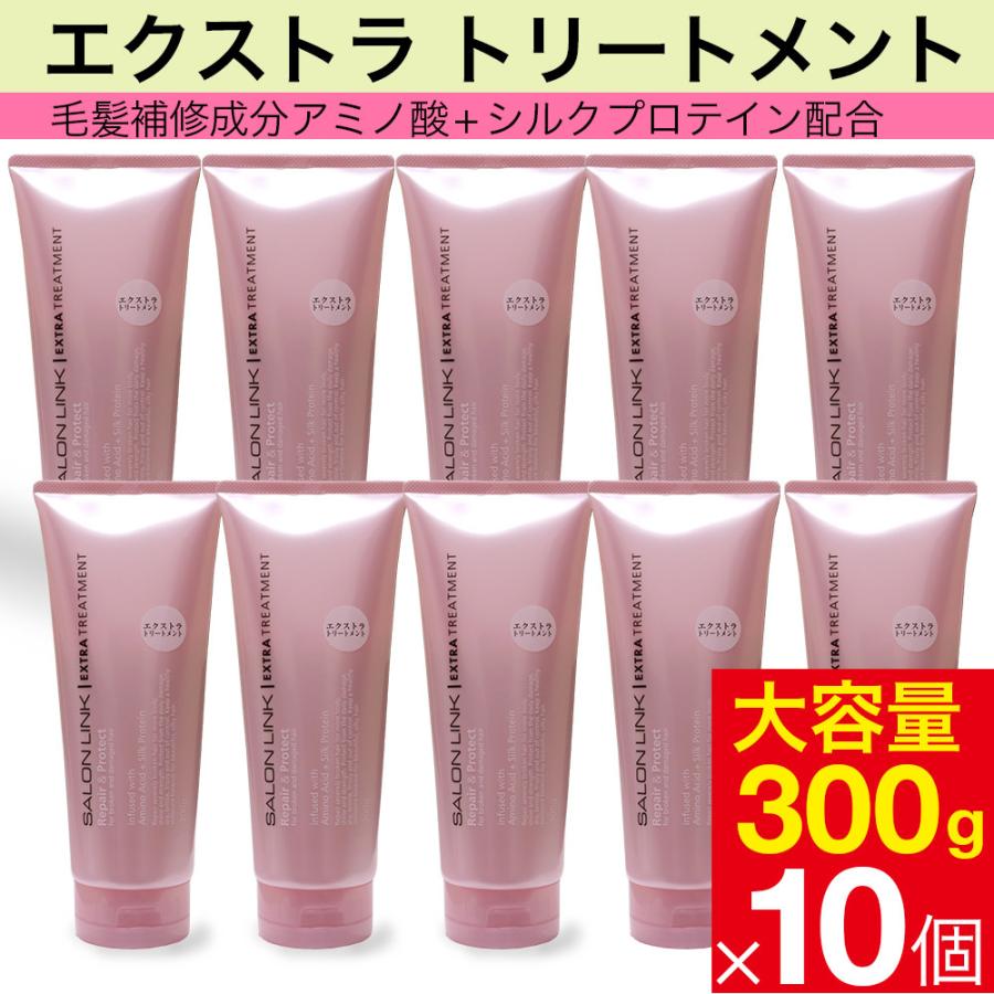 熊野油脂 サロンリンク エクストラ トリートメント 大容量 300g 10本