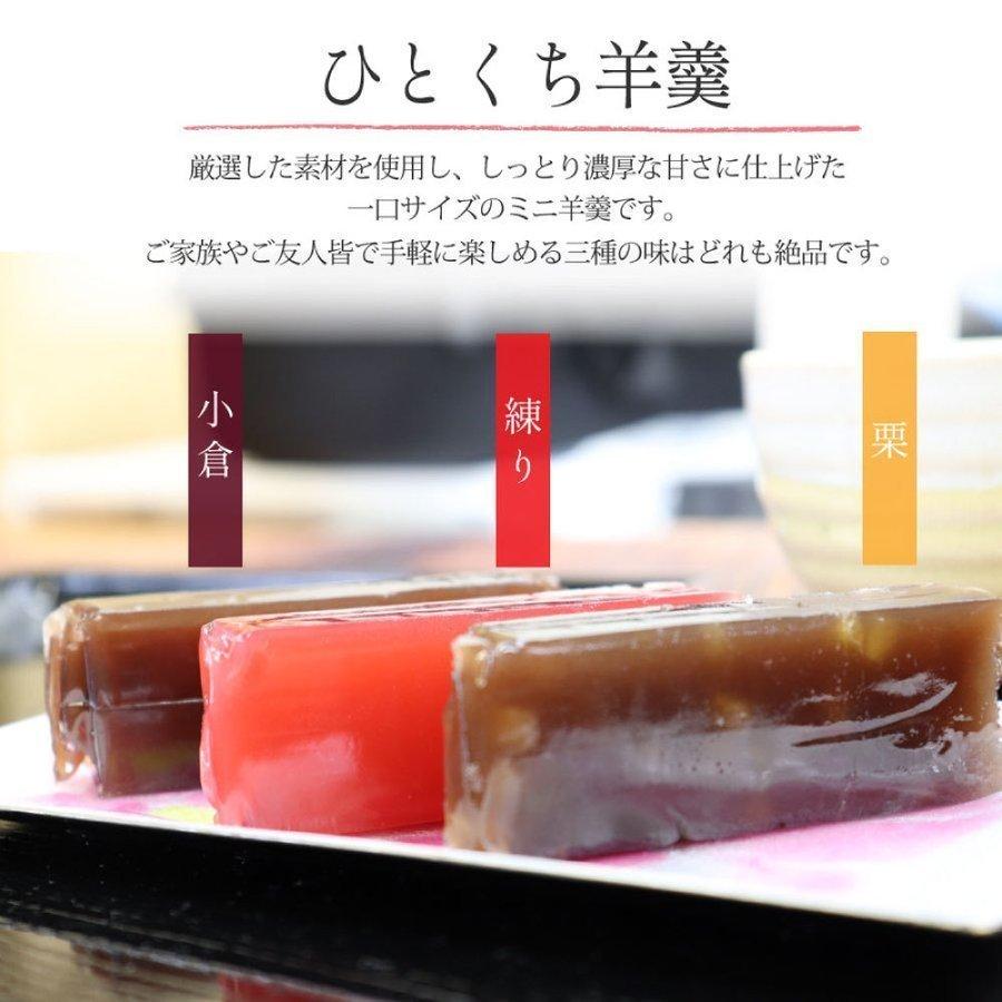 羊羹 和菓子 ひとくち羊羹 45g×3個 練 栗 小倉｜wagonsale｜03