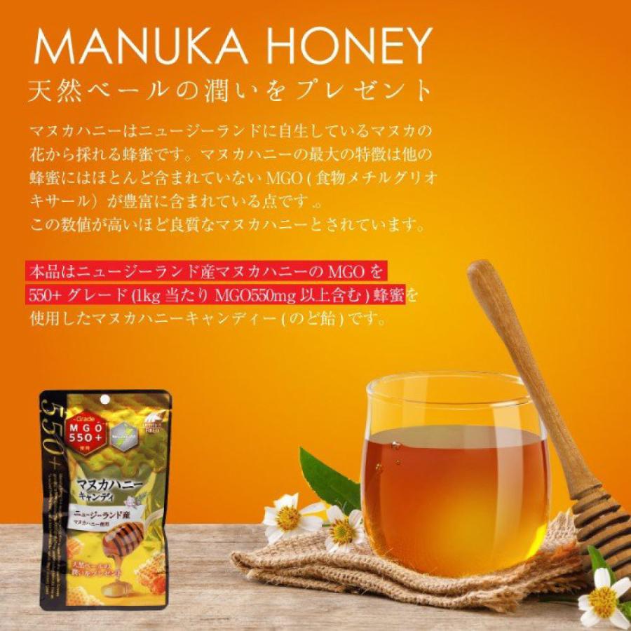マヌカハニー キャンディ Mgo550 10個入 個セット ニュージーランド産 日本国内製造 蜂蜜 はちみつ 送料無料 わごんせる 通販 Paypayモール