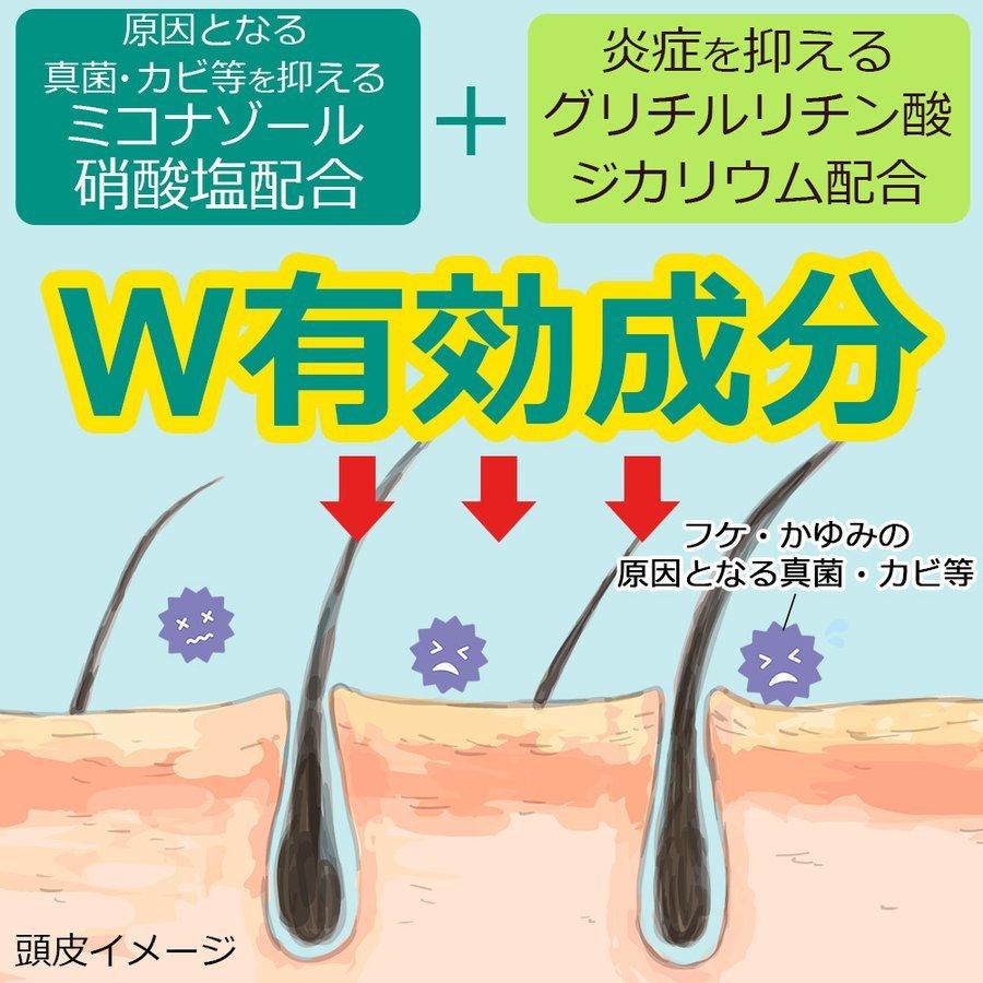 シャンプー 薬用 フケ 頭皮 かゆみ ふけ 汗臭 防止 ミコナゾール硝酸塩 リンスインシャンプー スカルプ ケア ココデオード 400ｍL｜wagonsale｜06