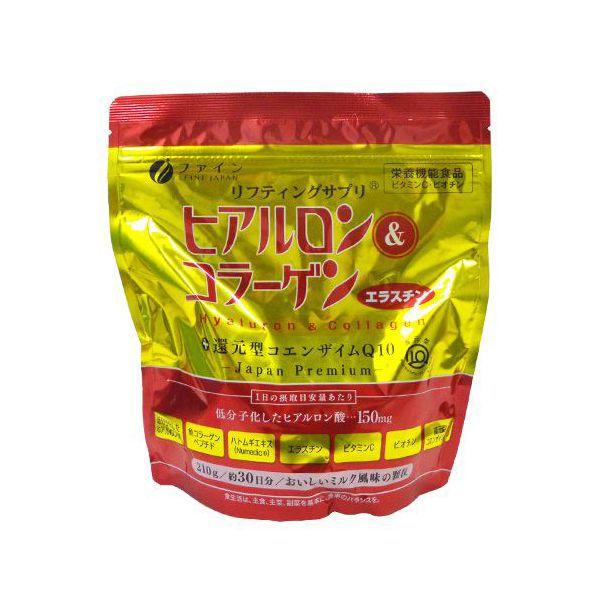 FINE JAPAN ヒアルロン酸 コラーゲン 210g 3袋セット : わごんせる