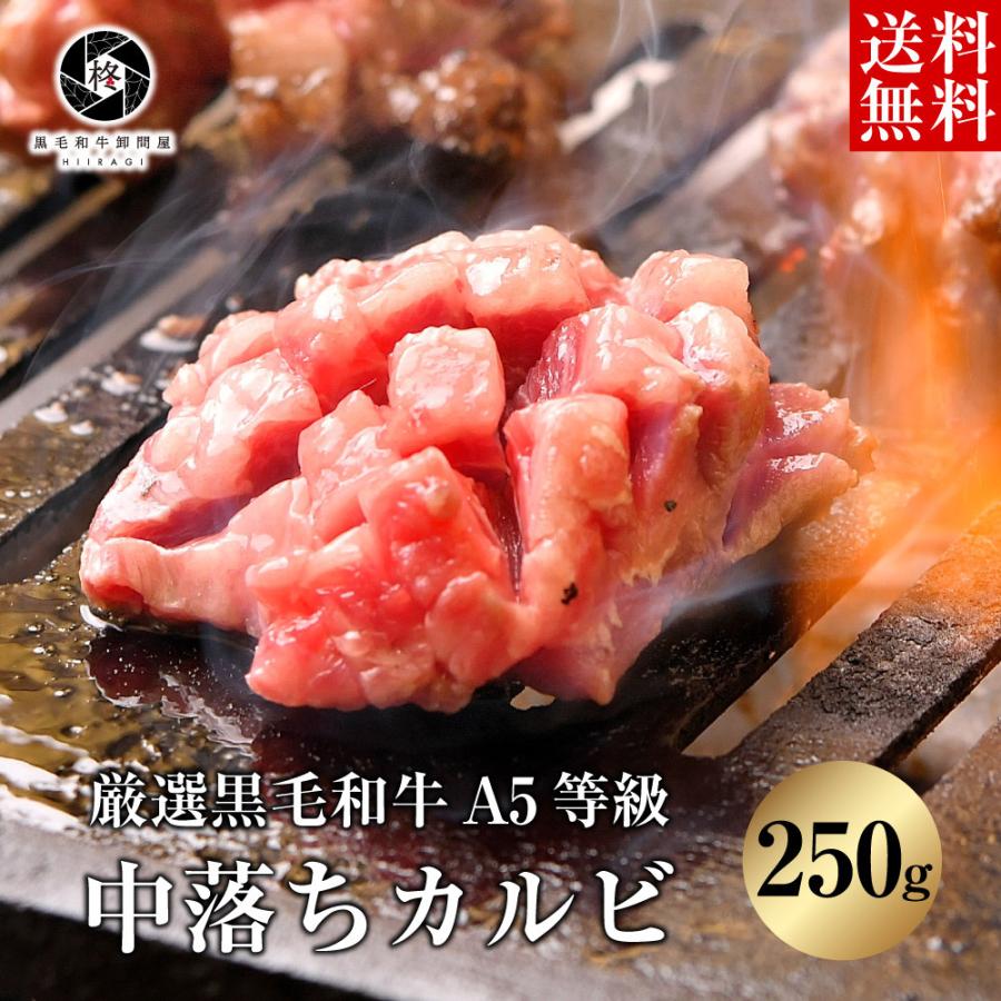 母の日 牛肉 焼肉 A5等級黒毛和牛 中落ちカルビ 250ｇ 焼き肉 ＢＢＱ お取り寄せグルメ｜wagyu-hiiragi