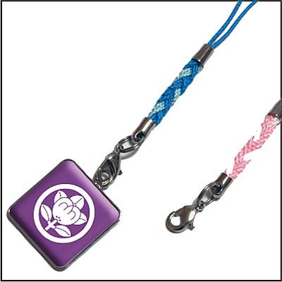 家紋ストラップ正方形 家紋グッズ和市場 : 和市場ヤフーショップ