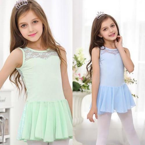 バレエ レオタード 子供 キッズ スカート付 かわいい おしゃれ