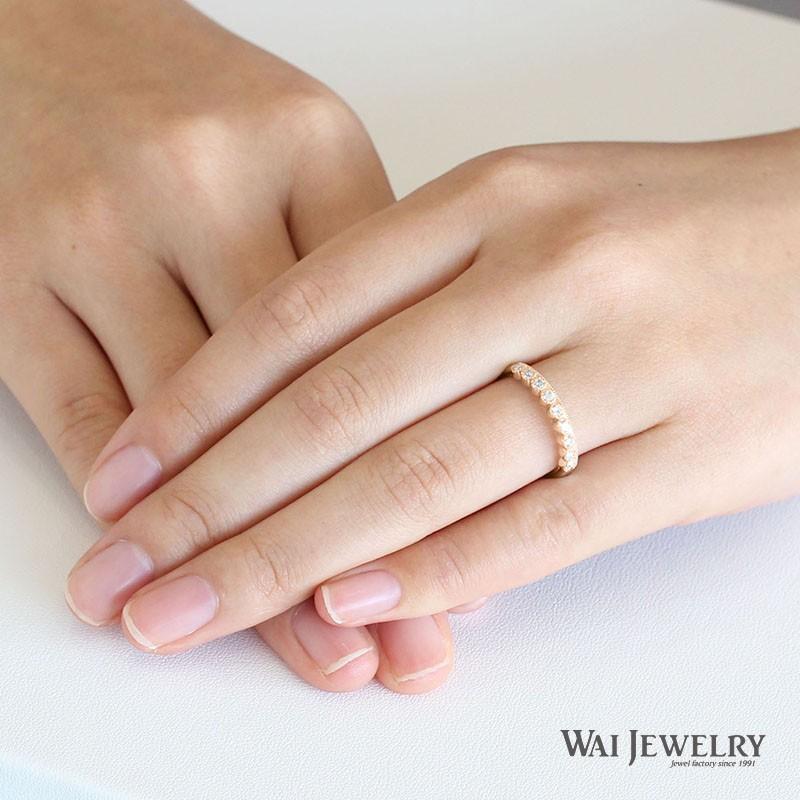 2026年 結婚指輪 ピンクゴールド マリッジリング ダイヤモンド ペアリング 2本セット 指輪 K18PG 20代 30代 40代 【XU2810065238】(102256円)