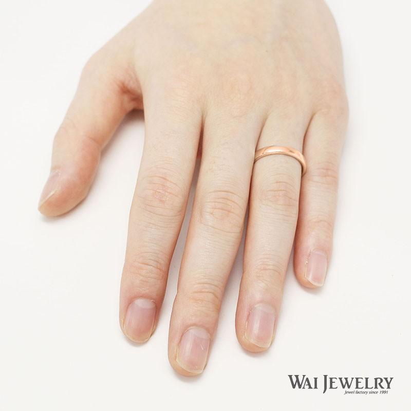 2026年 結婚指輪 ピンクゴールド マリッジリング ダイヤモンド ペアリング 2本セット 指輪 K18PG 20代 30代 40代 【XU2810065238】(102256円)