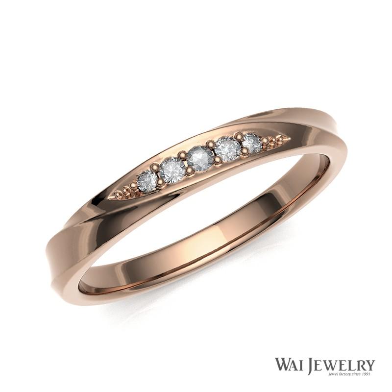 ⭐公式品⭐ 結婚指輪 ピンクゴールド マリッジリング ダイヤモンド ペアリング 2本セット 指輪 K18PG 20代 30代 40代 【W1461862580】(53196円)