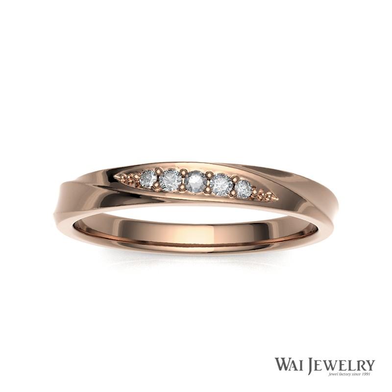 ⭐公式品⭐ 結婚指輪 ピンクゴールド マリッジリング ダイヤモンド ペアリング 2本セット 指輪 K18PG 20代 30代 40代 【W1461862580】(53196円)