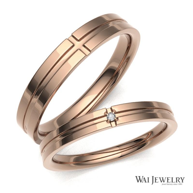 結婚指輪 ピンクゴールド マリッジリング ダイヤモンド ペアリング 2本セット 指輪 K18PG 20代 30代 40代